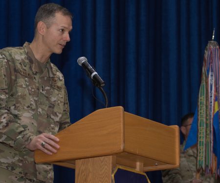 The 386th welcomes new commander