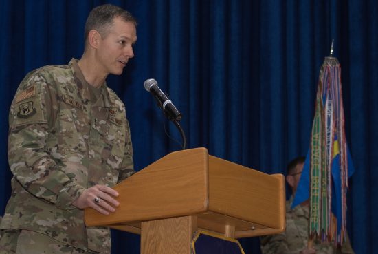 The 386th welcomes new commander