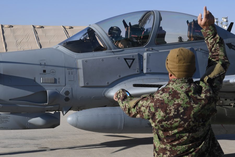 A-29s provide aerial support