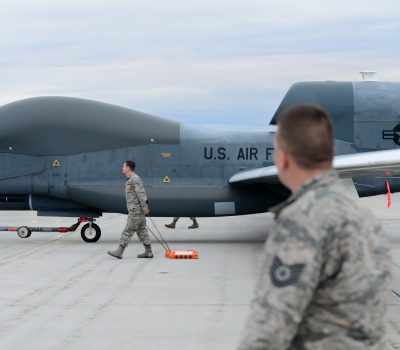 Global Hawk makes historic first landing at RED FLAG Alaska