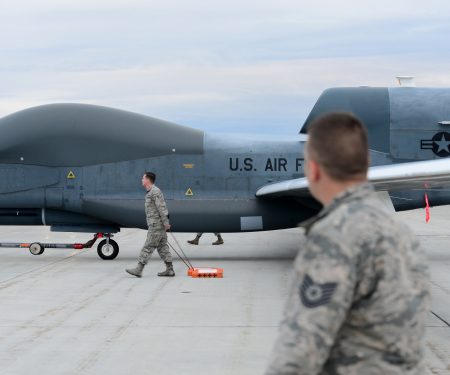Global Hawk makes historic first landing at RED FLAG Alaska