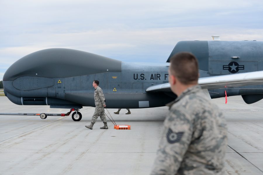 Global Hawk makes historic first landing at RED FLAG Alaska