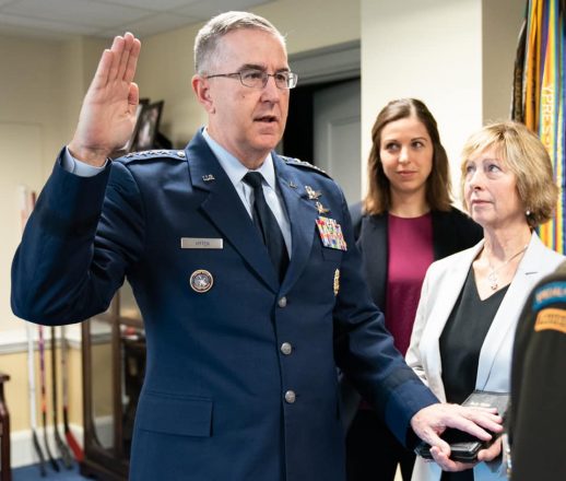 Hyten Sworn In