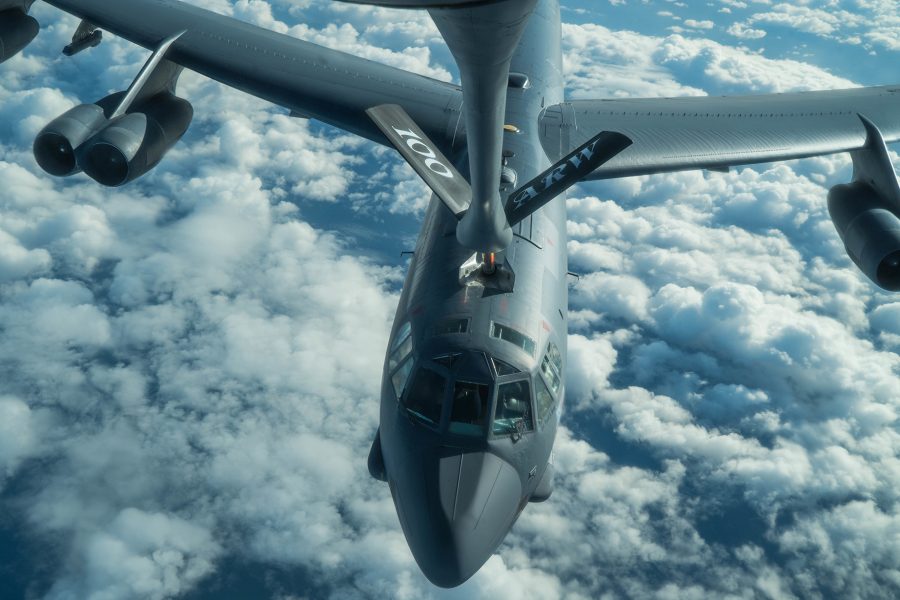 KC-135s Refuel B-52s