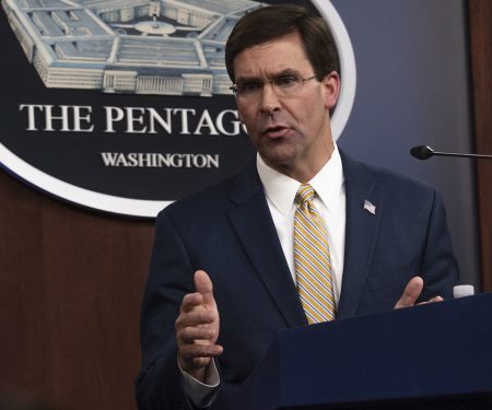 Secretary Esper, Chairman of Joint Chiefs Hold Press Briefing