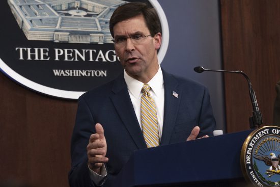 Secretary Esper, Chairman of Joint Chiefs Hold Press Briefing