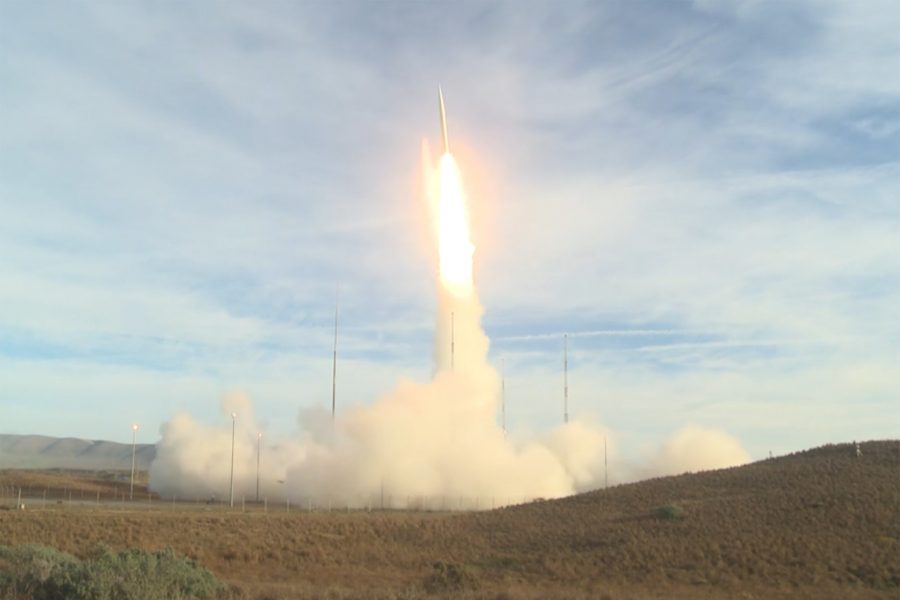 Dec. 12 Missile Test Vandenberg Screenshot