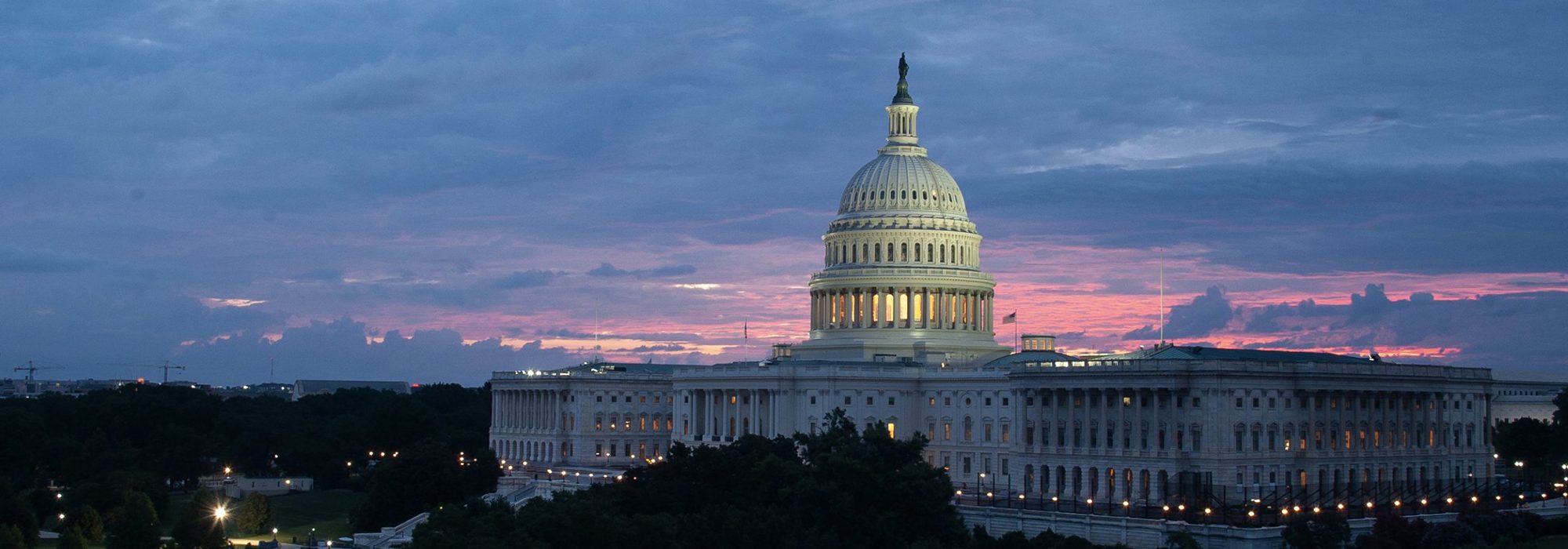 US Capitol sunset