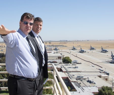 Hon. John Henderson Visits Travis AFB