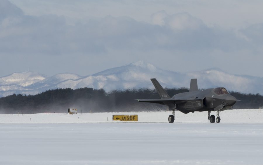 JASDF F-35A arrives at Misawa AB