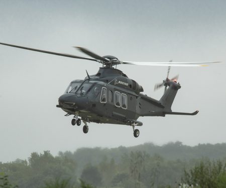 Eglin AFB, Fla., will start receiving Air Force Global Strike Command's new MH-139 patrol helicopters for testing. Boeing photo.