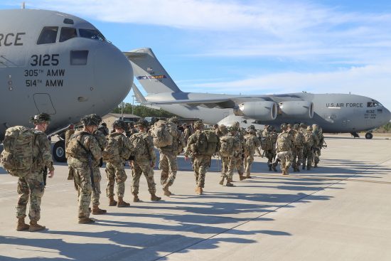 Immediate Response Force Paratroopers Deploy