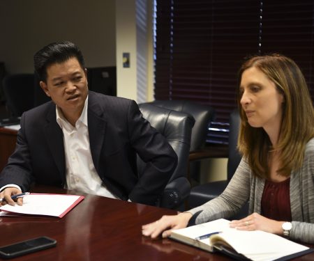 James Chow and Melissa Choi