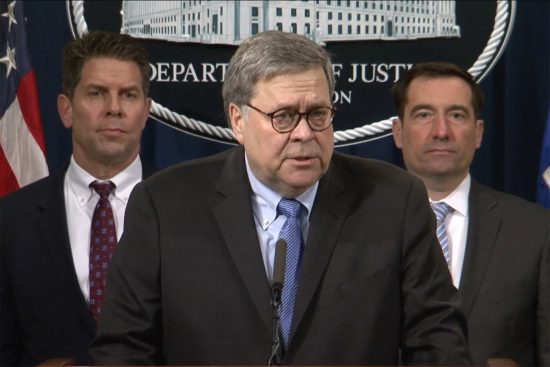 DOJ press conference