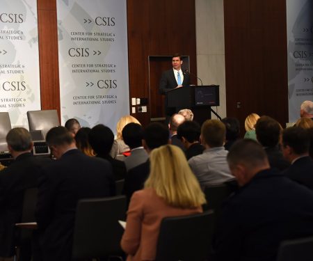 Defense Secretary Mark Esper at CSIS