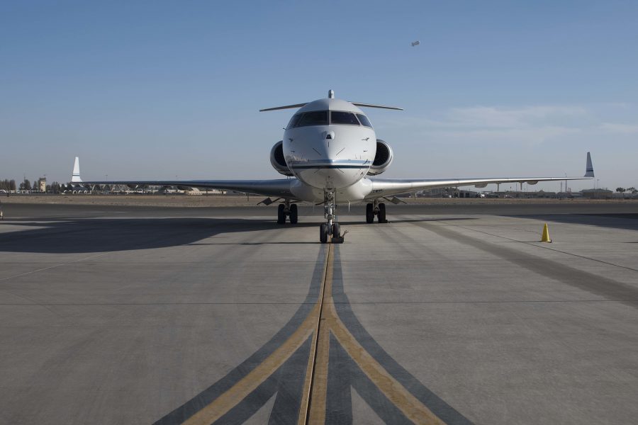 E-11A at Kandahar Airfield