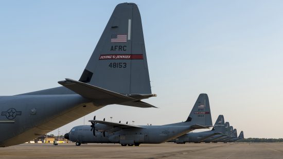 C-130J Super Hercules sit on MPA