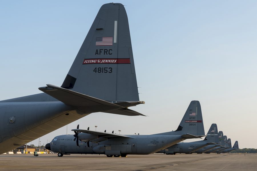 C-130J Super Hercules sit on MPA