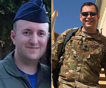Capt. Ryan Phaneuf and Lt. Col. Paul Voss