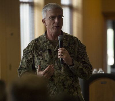 USSOUTHCOM Commander Admiral Faller visits 12th Air Force (Air Forces Southern)