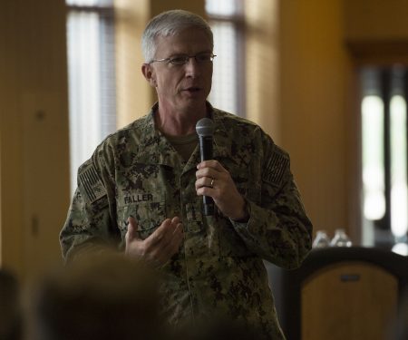 USSOUTHCOM Commander Admiral Faller visits 12th Air Force (Air Forces Southern)