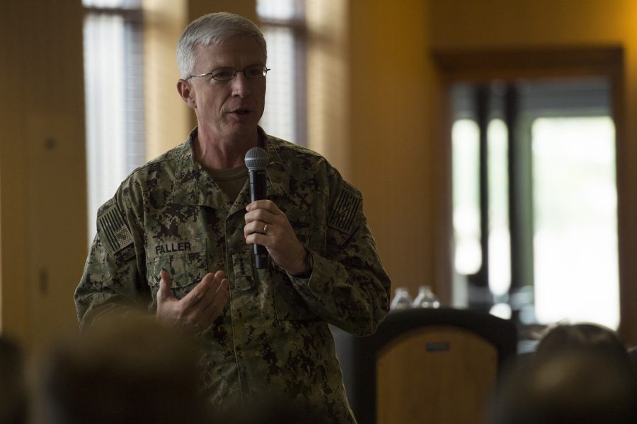 USSOUTHCOM Commander Admiral Faller visits 12th Air Force (Air Forces Southern)