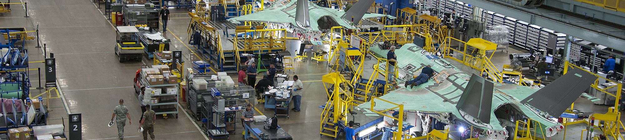 Lockheed Martin F-35 production line