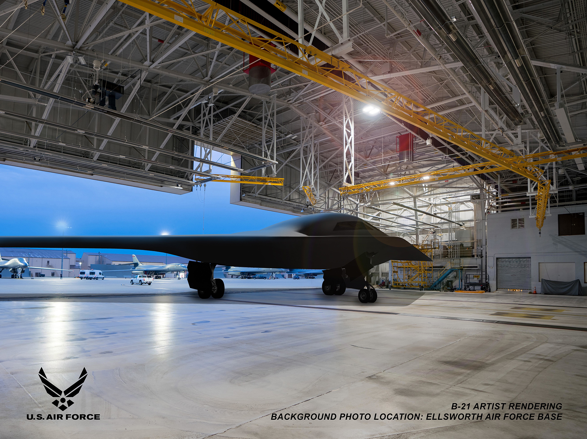 B-21 Ellsworth AFB Rendering