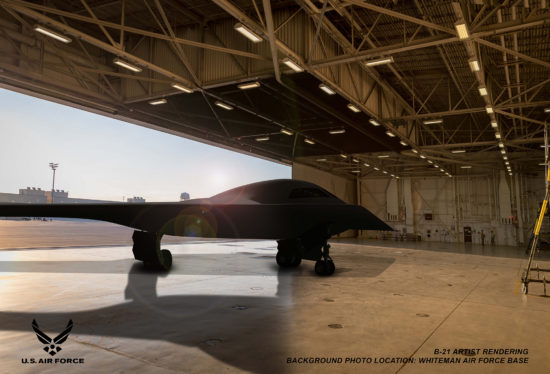 B-21 Whiteman AFB Rendering