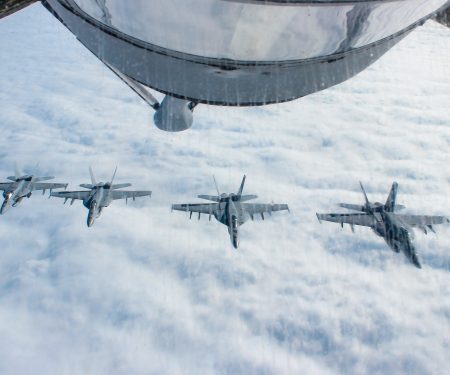 F18s Flying Over Pacific