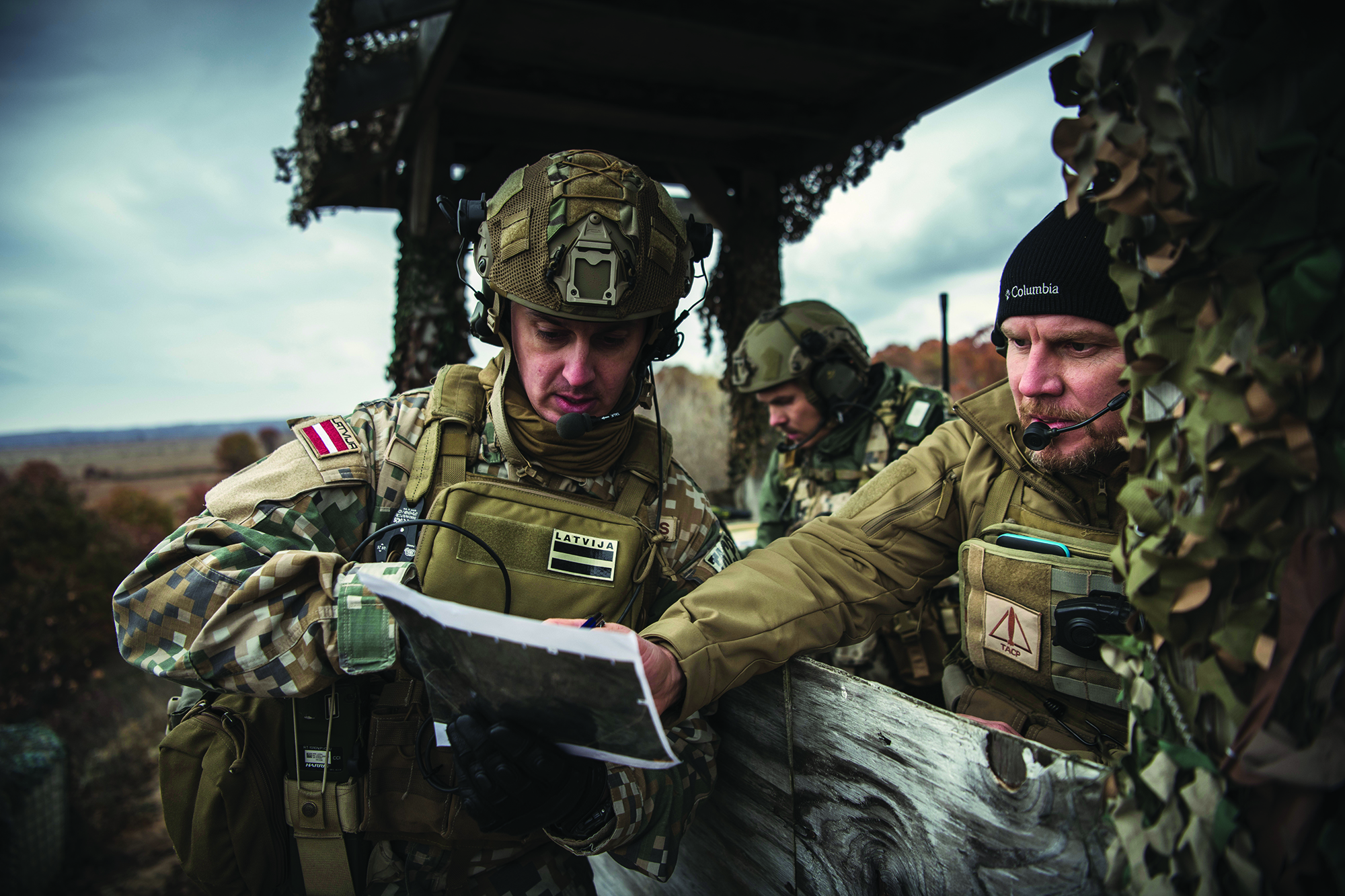 Latvian Joint Terminal Attack Controllers train in Northern Michigan