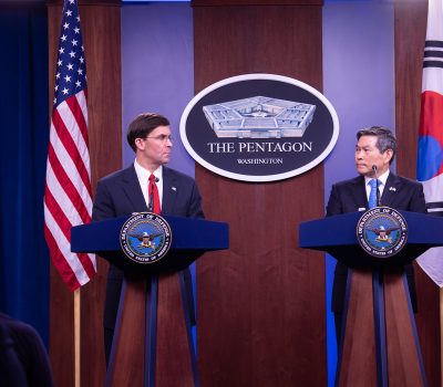 SecDef Esper and ROK Defense Minister Kyeong-doo Host Joint Press Conference