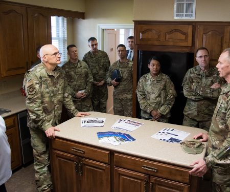 Air Force leadership conducts privatized housing tour at Barksdale
