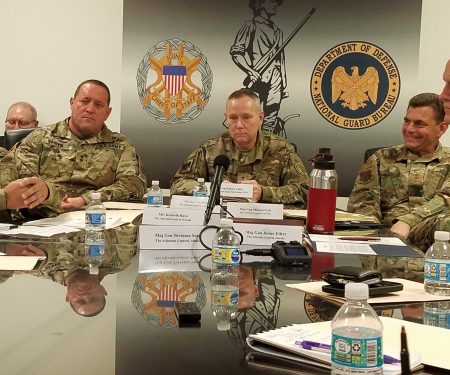 National Guard space briefing