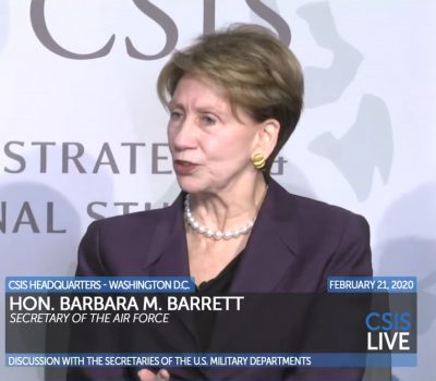SECAF Barbara Barrett at CSIS