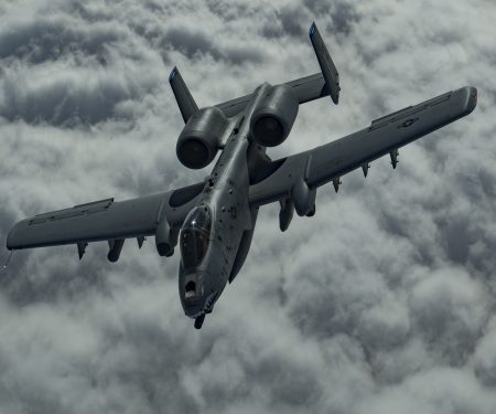 A-10 Flies Above CENTCOM