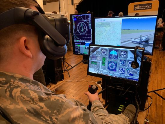 Pilot Training Next VR sortie