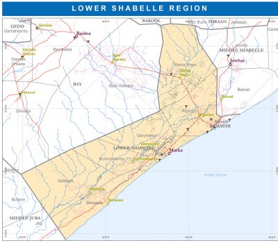 Lower Shabelle Region of Somalia