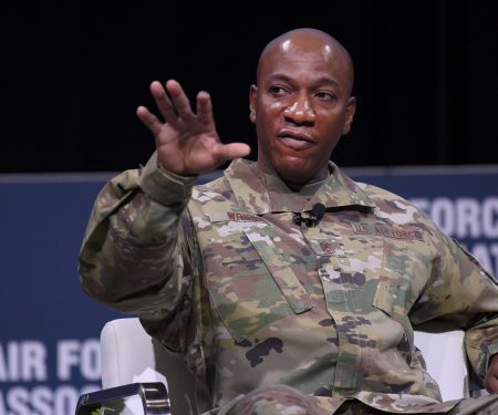 CMSAF Kaleth Wright at AWS 2020