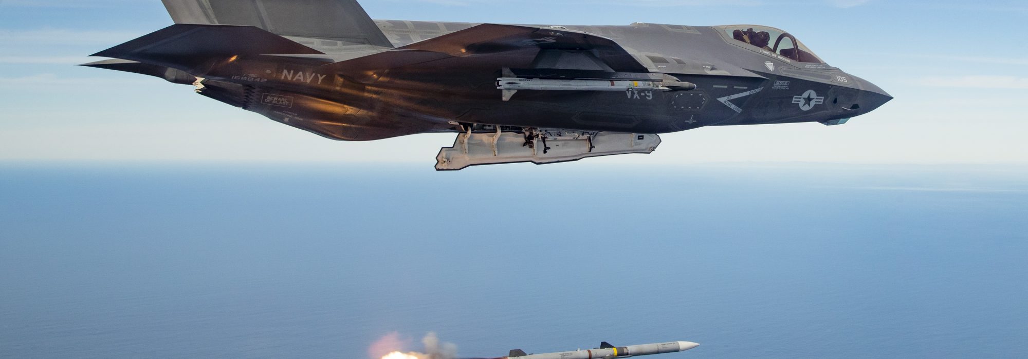 F-35C Conducts 1st Operational Test of Live-fire AIM-120 Missile
