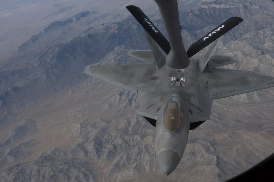 509th WPS KC-135 Stratotanker refuels aircraft during WSINT