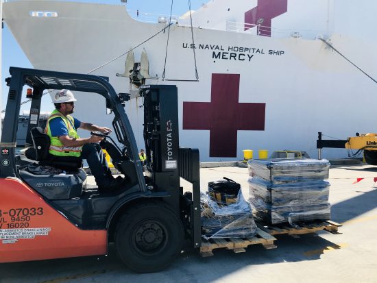 USNS Mercy (T-AH 19) Prepares to Deploy