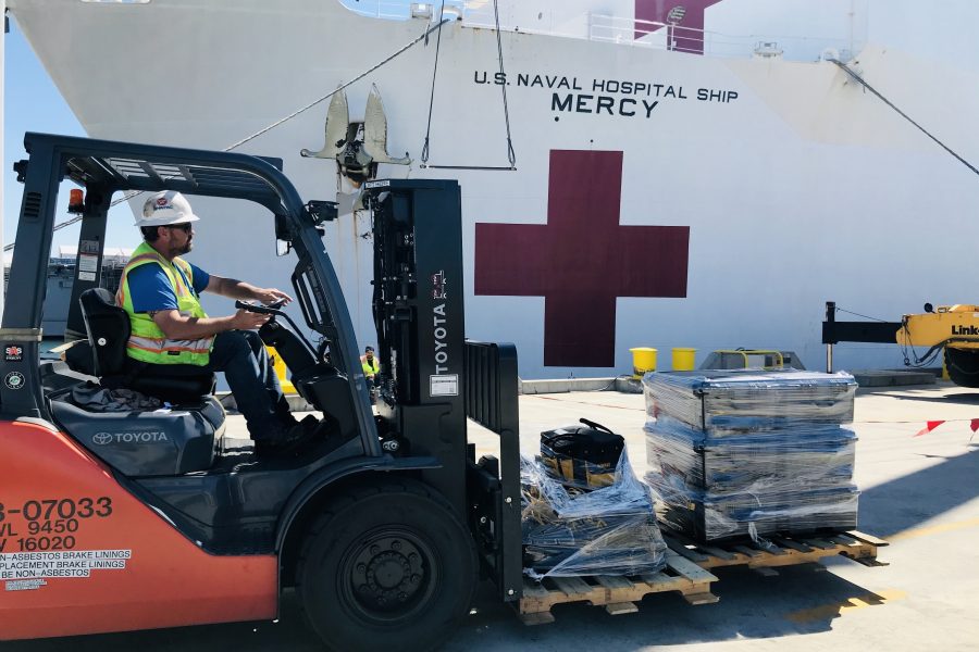 USNS Mercy (T-AH 19) Prepares to Deploy