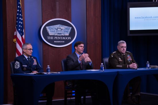 SECDEF, CJCS, and SEAC Host COVID-19 Town Hall