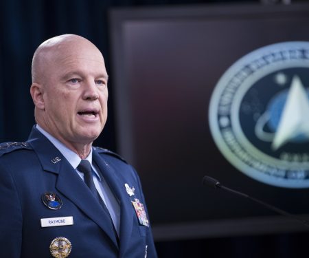 USAF Gen Raymond Briefs on Space Force, Spacecom and COVID-19