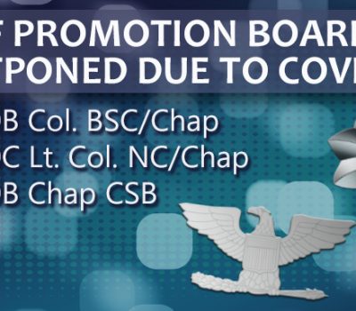 Promotion Boards Postponed