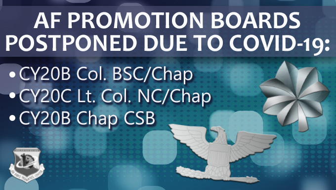 Promotion Boards Postponed