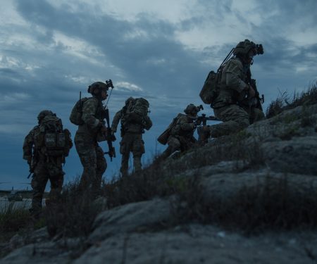 Special Tactics Airmen conduct operability training with Weapons School