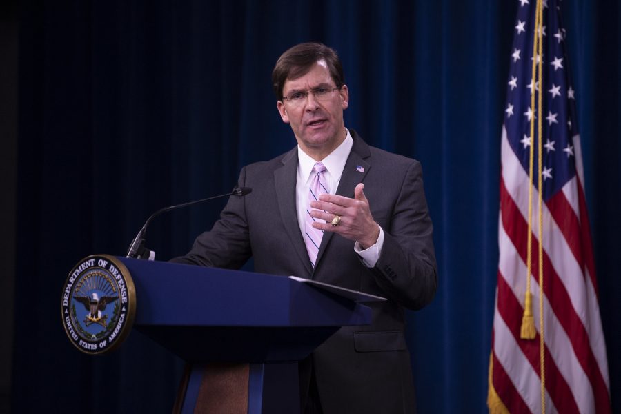 Mark Esper press briefing