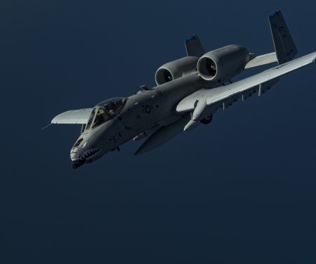 Deployed KC-10 refuels A-10s